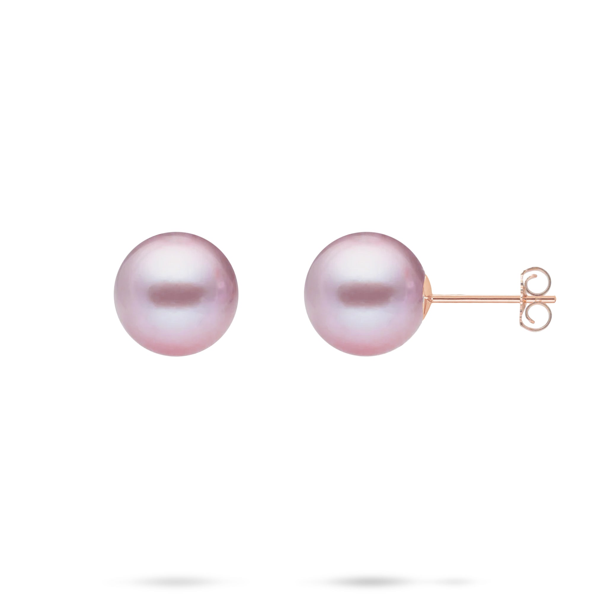 Pick A Pearl Stud Earrings in Rose Gold