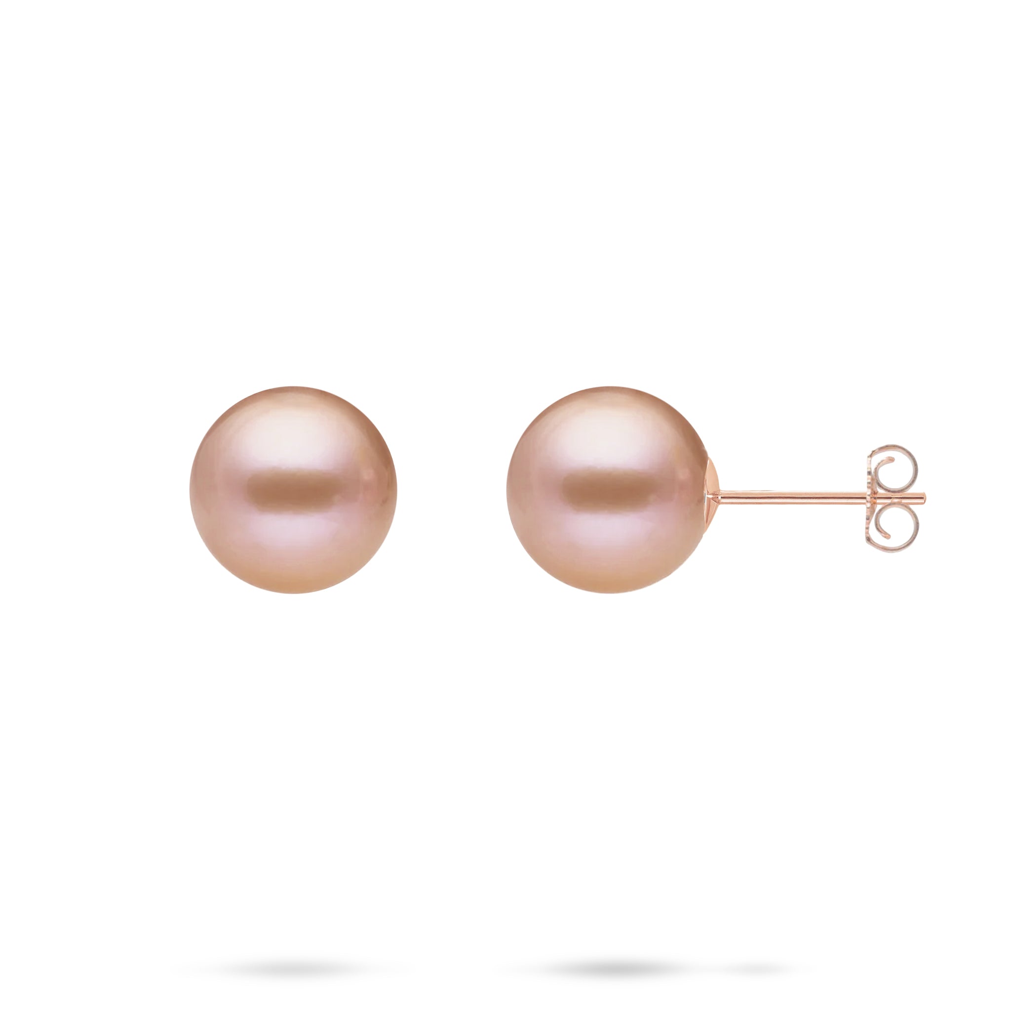 Pick A Pearl Stud Earrings in Rose Gold