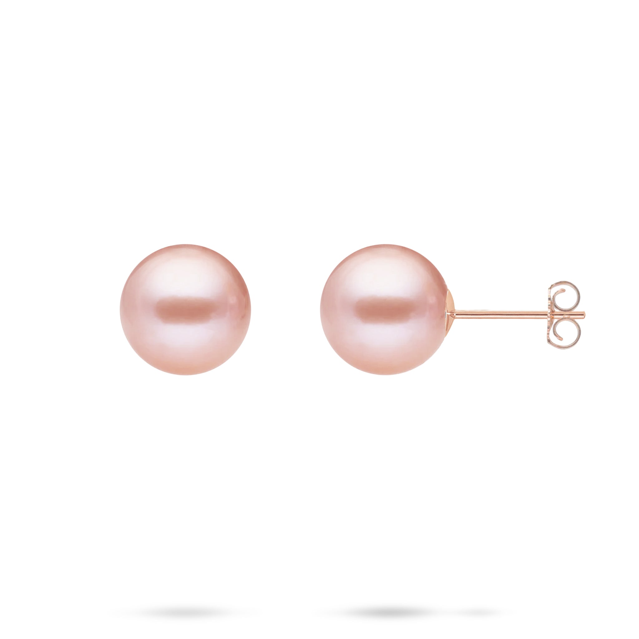 Pick A Pearl Stud Earrings in Rose Gold
