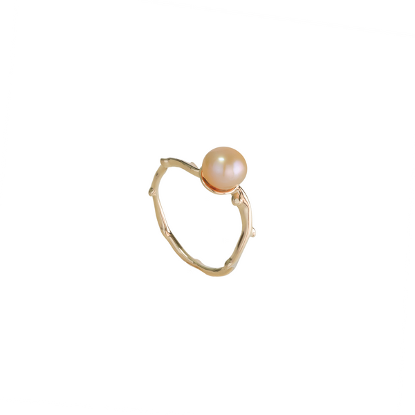 Wählen Sie einen Pearl Heritage-Ring in Gold