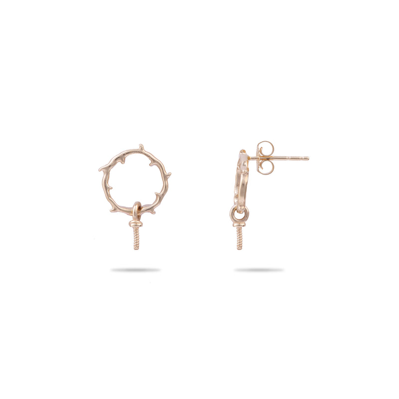 Pick A Pearl Heritage Earrings in Gold - 11mm- Maui Divers Jewelry