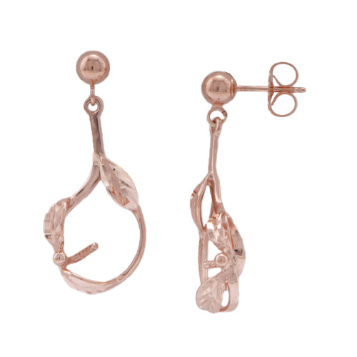 Pick A Pearl Maile Earrings in Rose Gold
