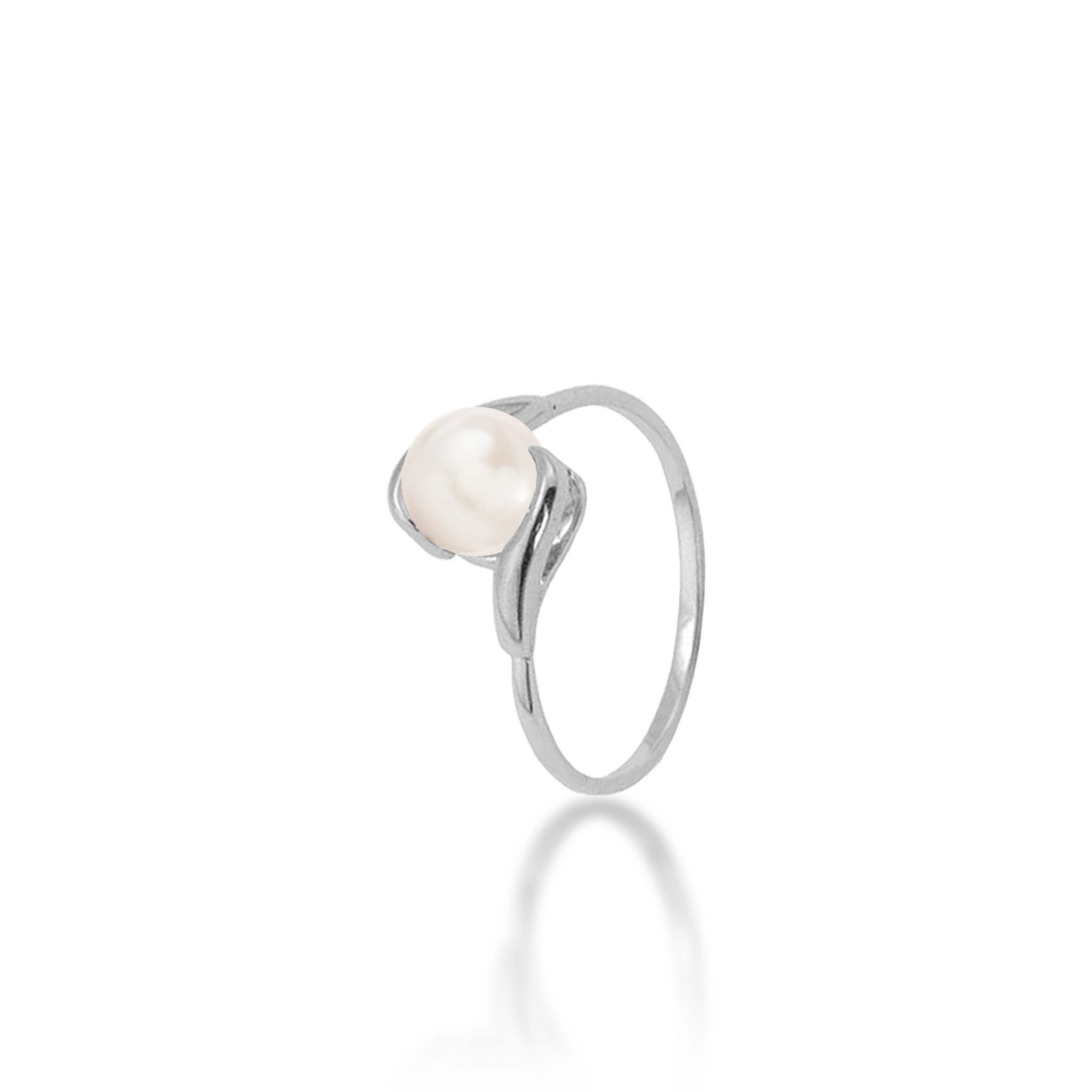 Pick A Pearl Ring in White Gold