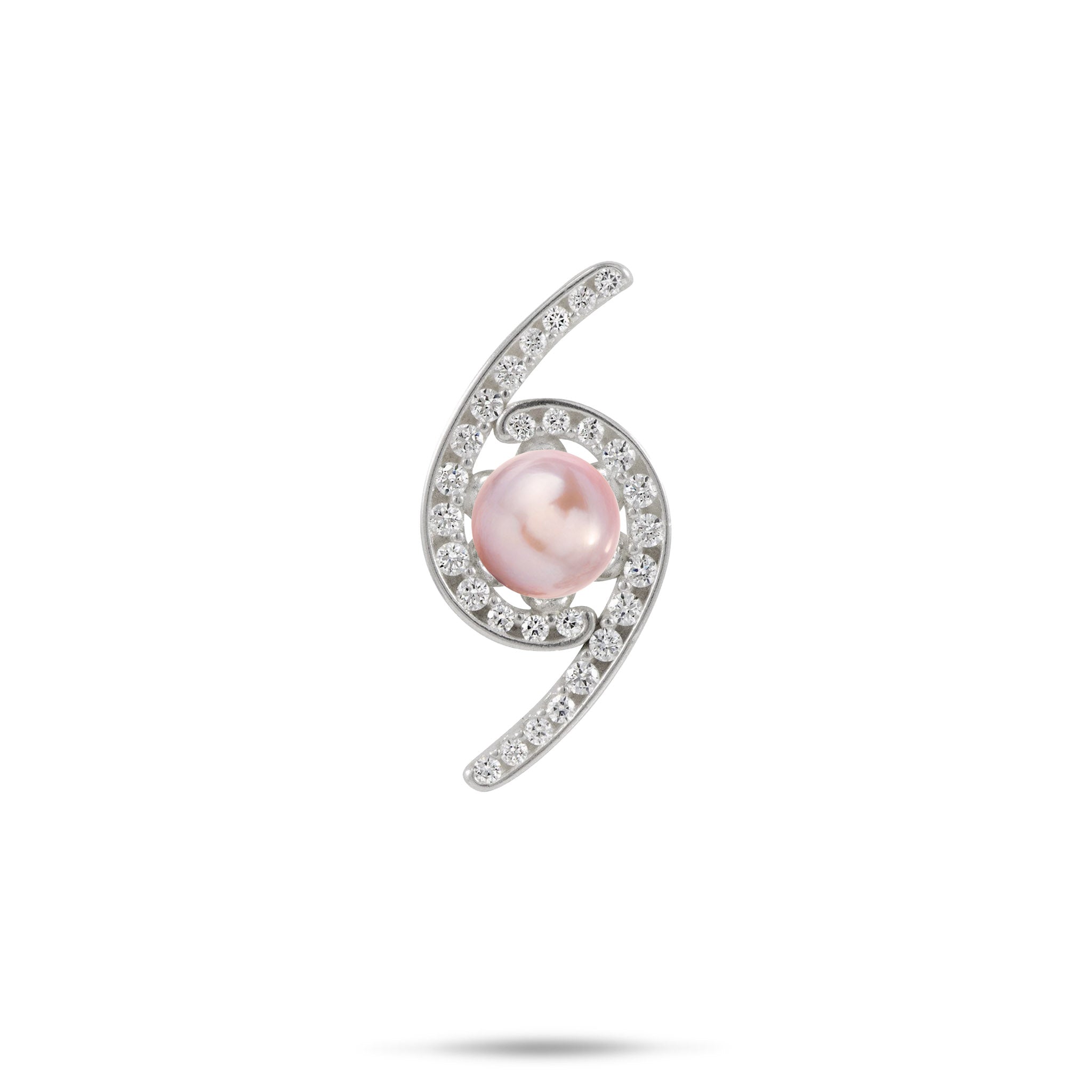 Pick A Pearl Pendant in Sterling Silver with Cubic Zirconia