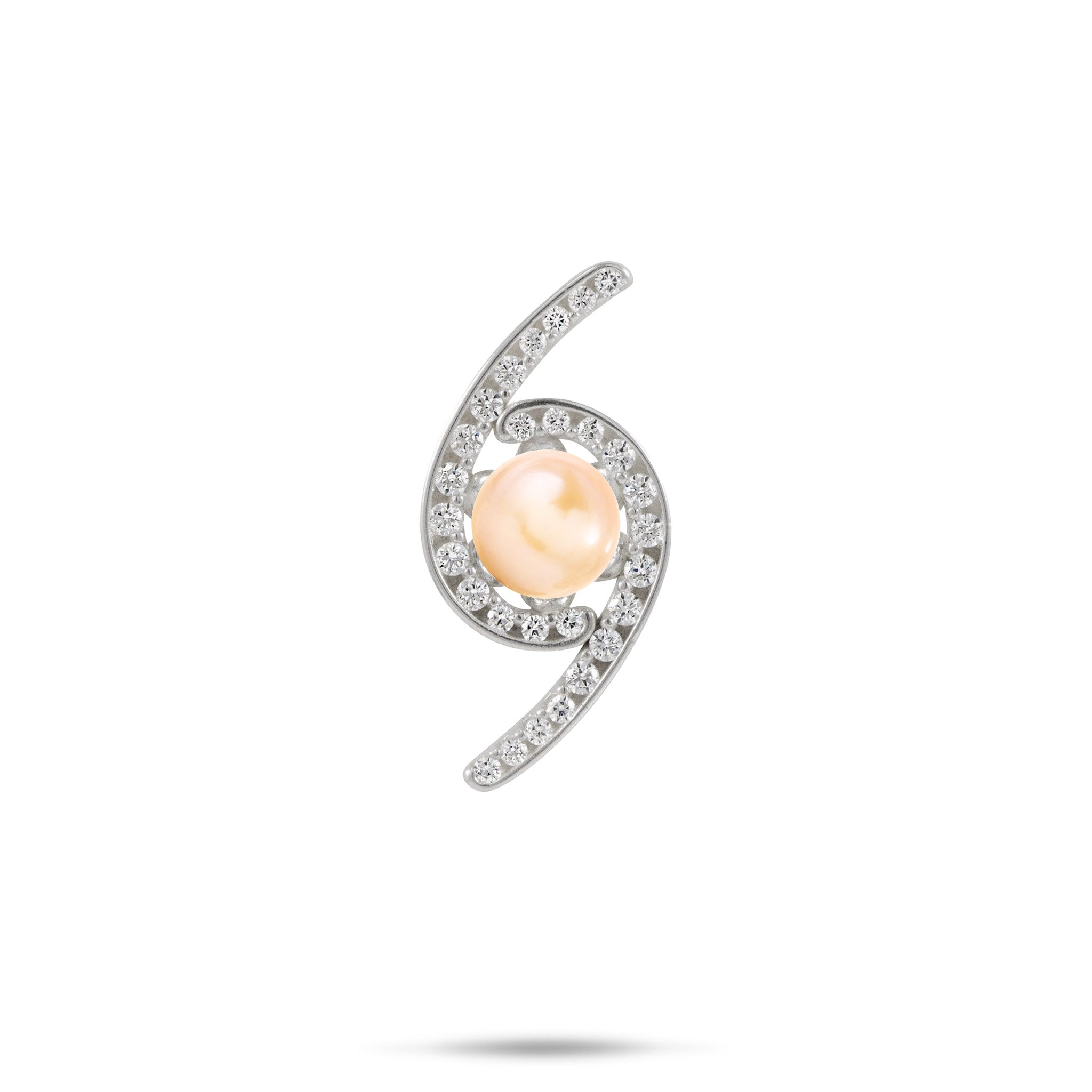 Pick A Pearl Pendant in Sterling Silver with Cubic Zirconia