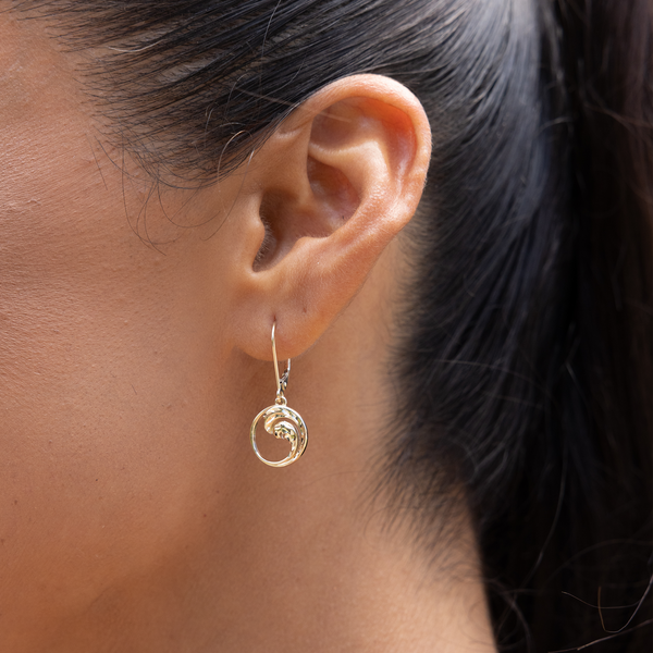 Nalu Earrings in Gold - 12mm