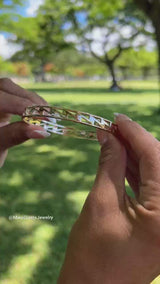 Kamohoaliʻi Lightning Bolt Bracelet in Gold - 7.5mm