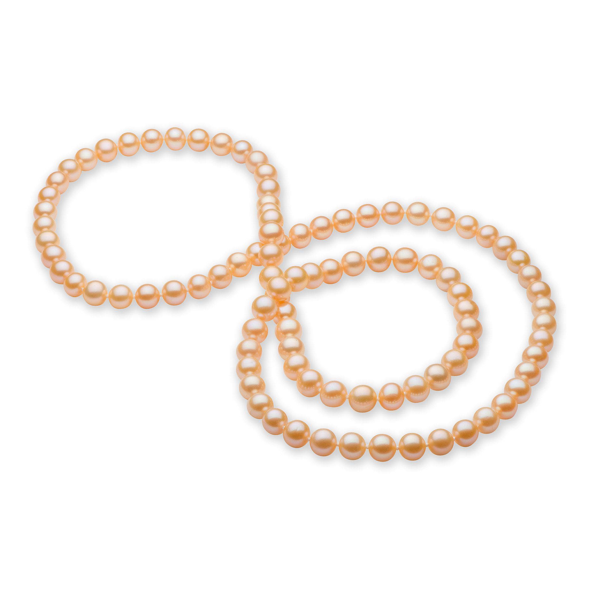 Peach Freshwater Pearl Strand (9-10mm) - Maui Divers Jewelry
