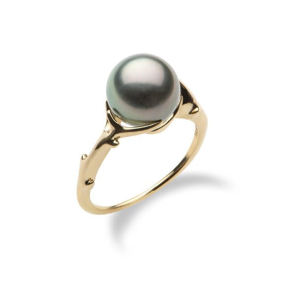 Hawaiian Heritage Tahitian Pearl Ring in Gold-Maui Divers Jewelry