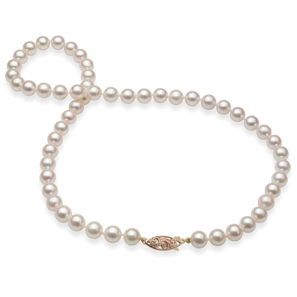 18-19" Akoya Pearl Strand in Two Tone Gold-Maui Divers Jewelry