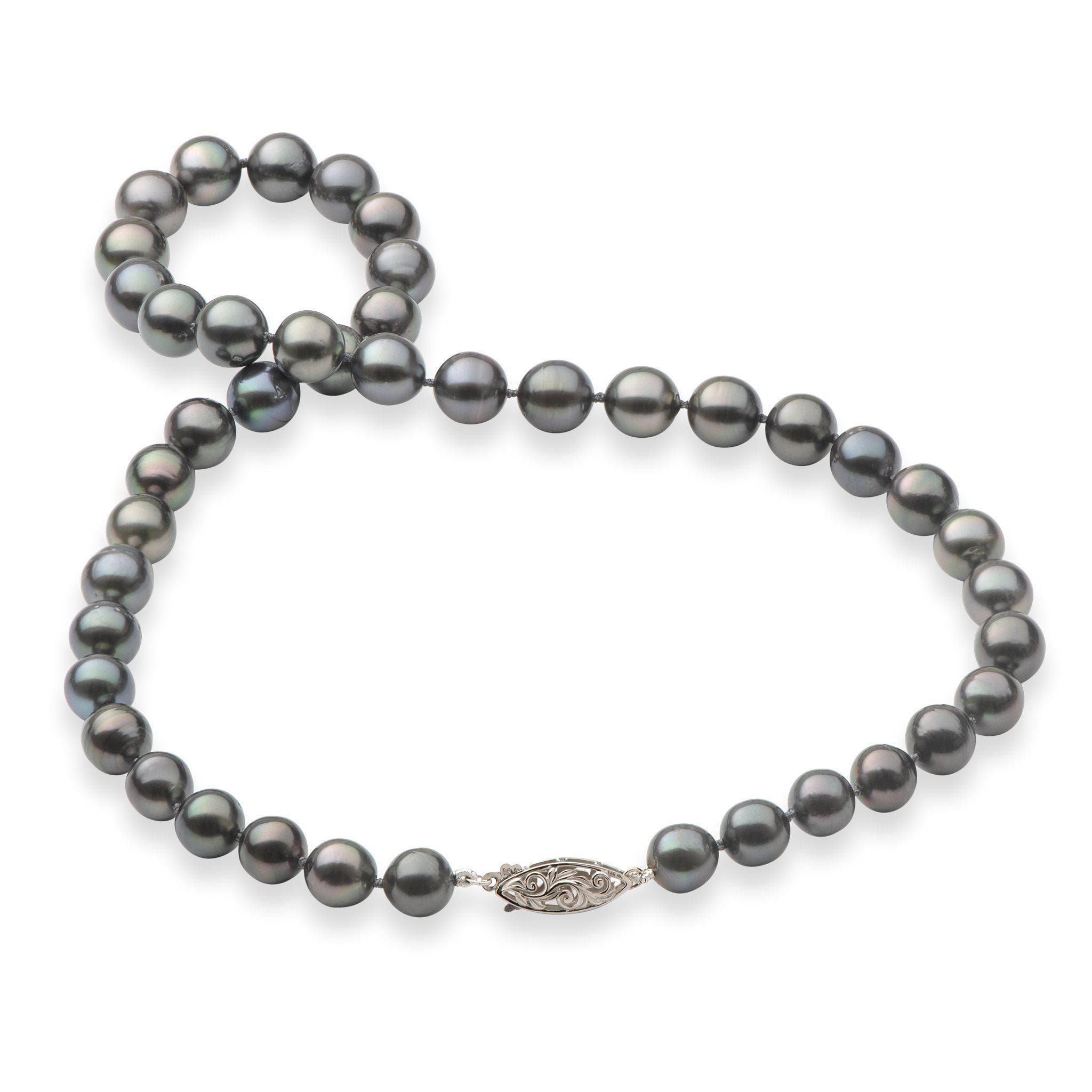 18-19" Tahitian Black Pearl Strand in Gold-Maui Divers Jewelry