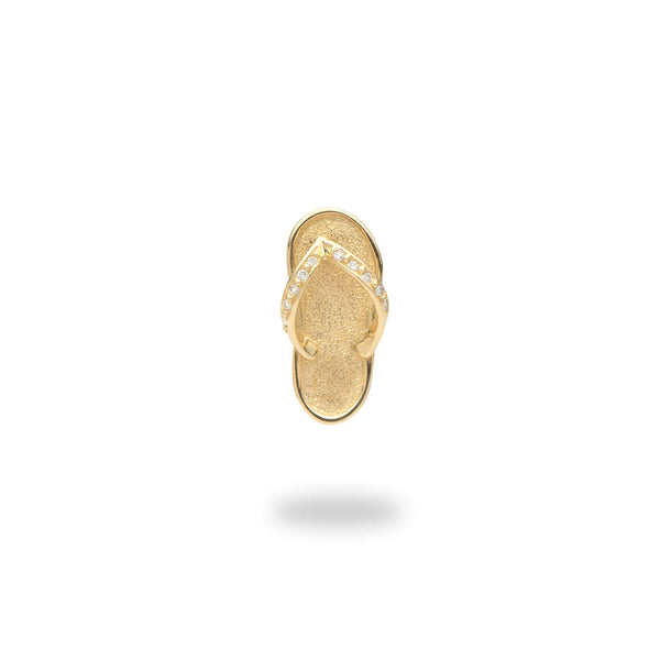 Slipper Pendant with Diamonds in Gold-Maui Divers Jewelry