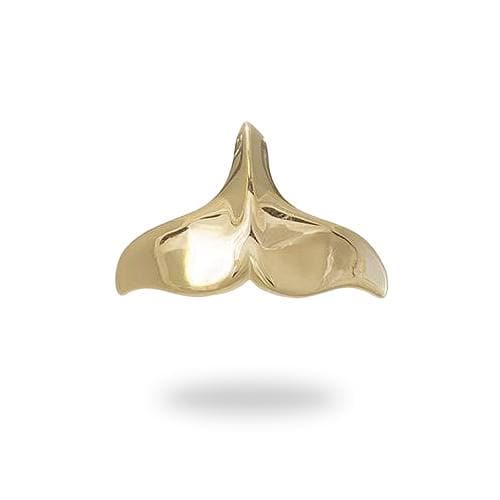 Whale Tail Pendant in Gold-Maui Divers Jewelry