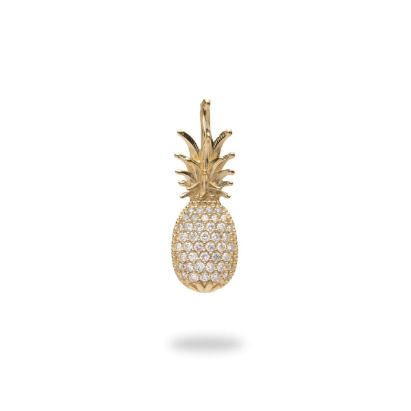 Pineapple Pendant with Diamonds in Gold-Maui Divers Jewelry