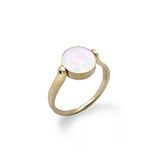 Eclipse Flipside Black Coral Ring in Gold - 9mm-Maui Divers Jewelry