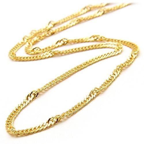 16" 1.5MM Singapore Chain in 10K Yellow Gold - Maui Divers Jewelry