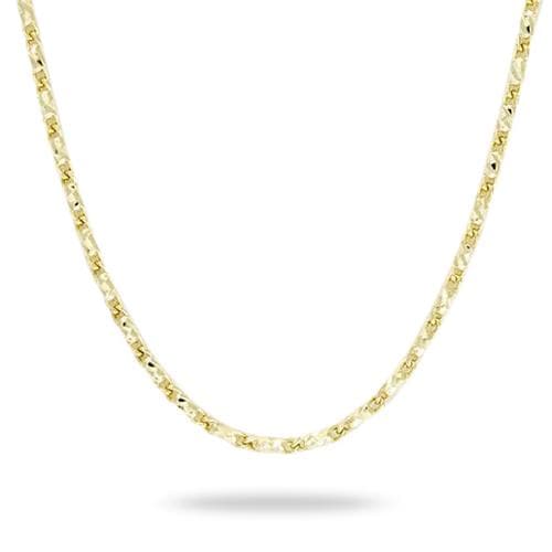 18" (1.4mm) Raso Chain in 14k Yellow Gold - 036-13381