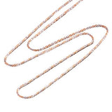 16" 1.0MM Sparkle Chain in 14K Two-Tone Gold - Maui Divers Jewelry