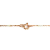 Clasp of a 16" 1.0mm "Two-tone Tube" Chain in Sterling Silver - Maui Divers Jewelry