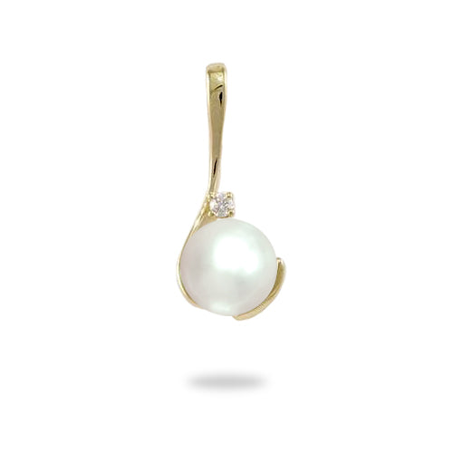 Pick A Pearl Pendant in Gold in Diamond