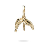 Maile Leaves Pendant Mounting in 14K Yellow Gold - Maui Divers Jewelry