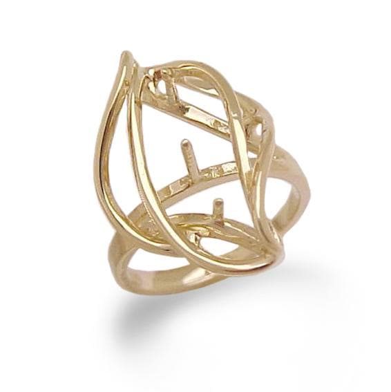 Pick A Pearl Waterfall Ring in Gold - Maui Divers Jewelry