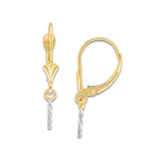 Pearl Earring Mountings in 14K Yellow Gold - Maui Divers Jewelry