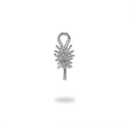 Pick A Pearl Pineapple Pendant in White Gold - Maui Divers Jewelry