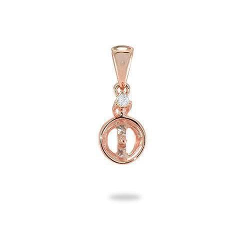 Pick A Pearl Pendant in Rose Gold with Diamond - Maui Divers Jewelry