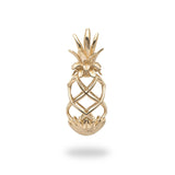Pineapple Cage Pendant Mounting in 14K Yellow Gold - Maui Divers Jewelry