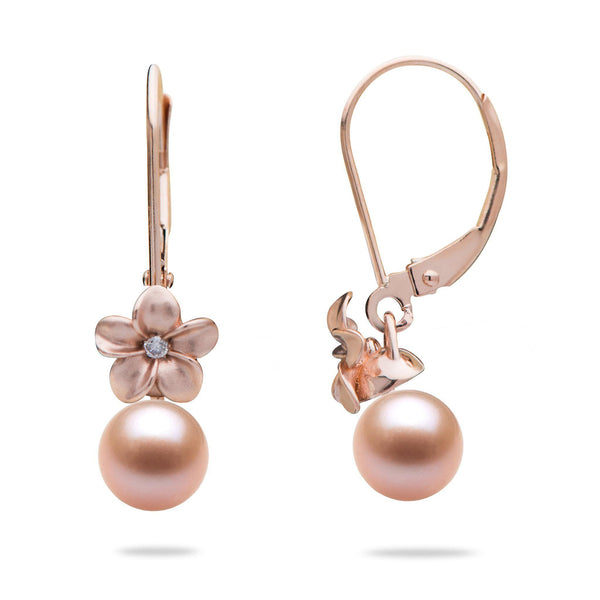 Sample picture with pink/peach pearls
