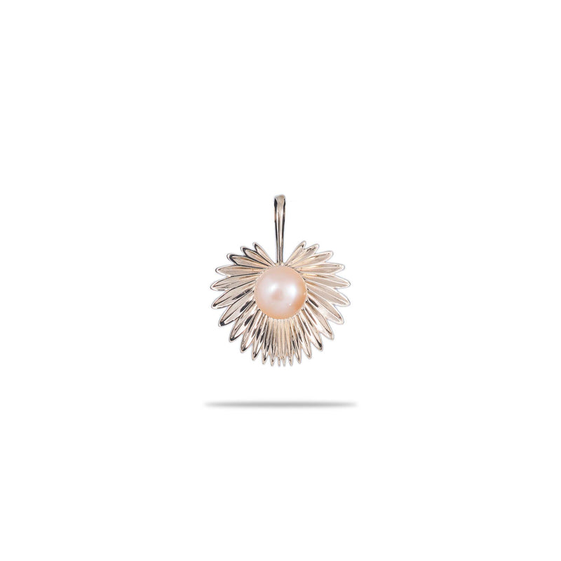 Pick A pearl Kailua Palms Pendant in Gold with Peach Pearl - Maui Divers Jewelry