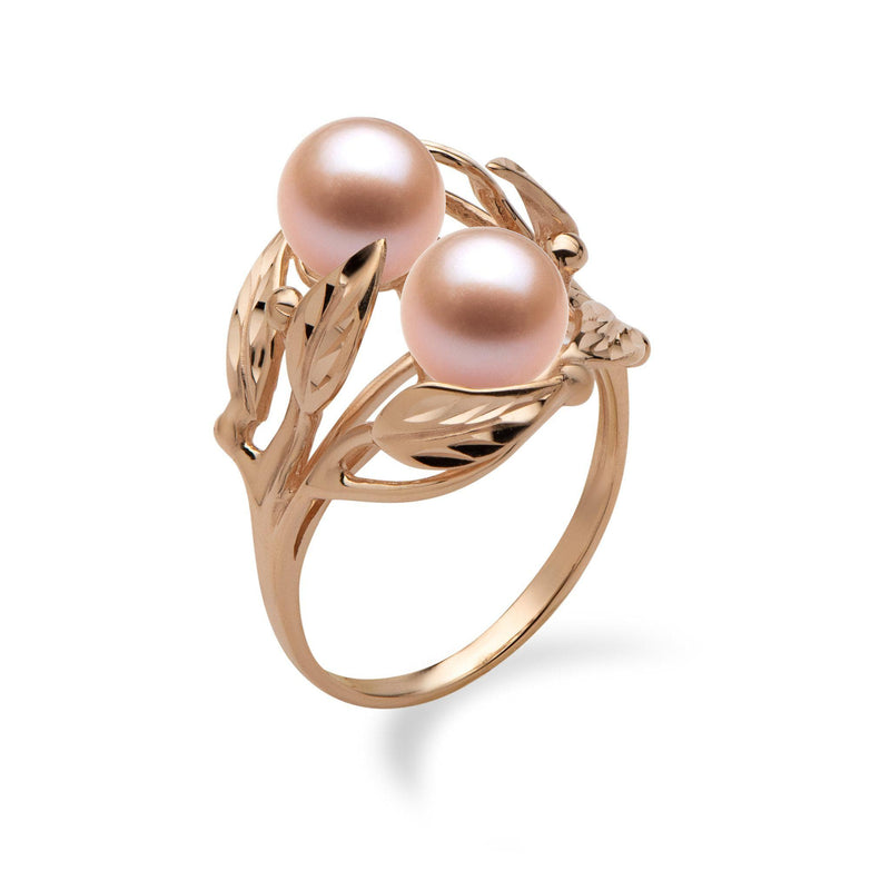 Maile Pick a Pearl Ring in 14K Rose Gold-[SKU]