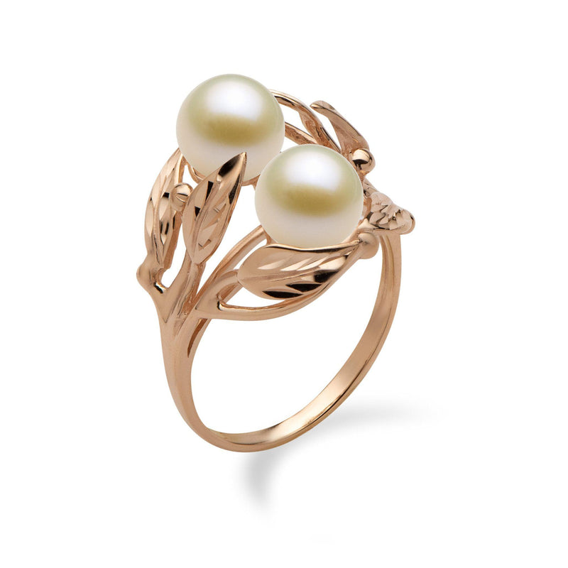 Maile Pick a Pearl Ring in 14K Rose Gold-[SKU]
