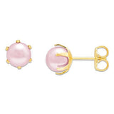 Pick a Pearl Earring in 14K Yellow Gold with Pink Pearl - Maui Divers Jewelry