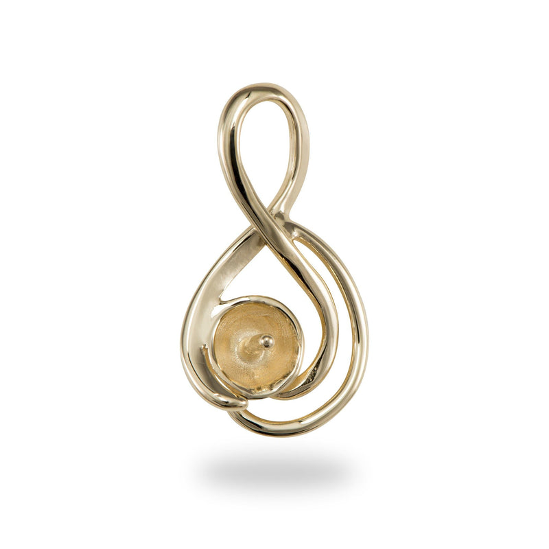 077-00061 10k Yellow Gold Stylised S Design - Maui Divers Jewelry
