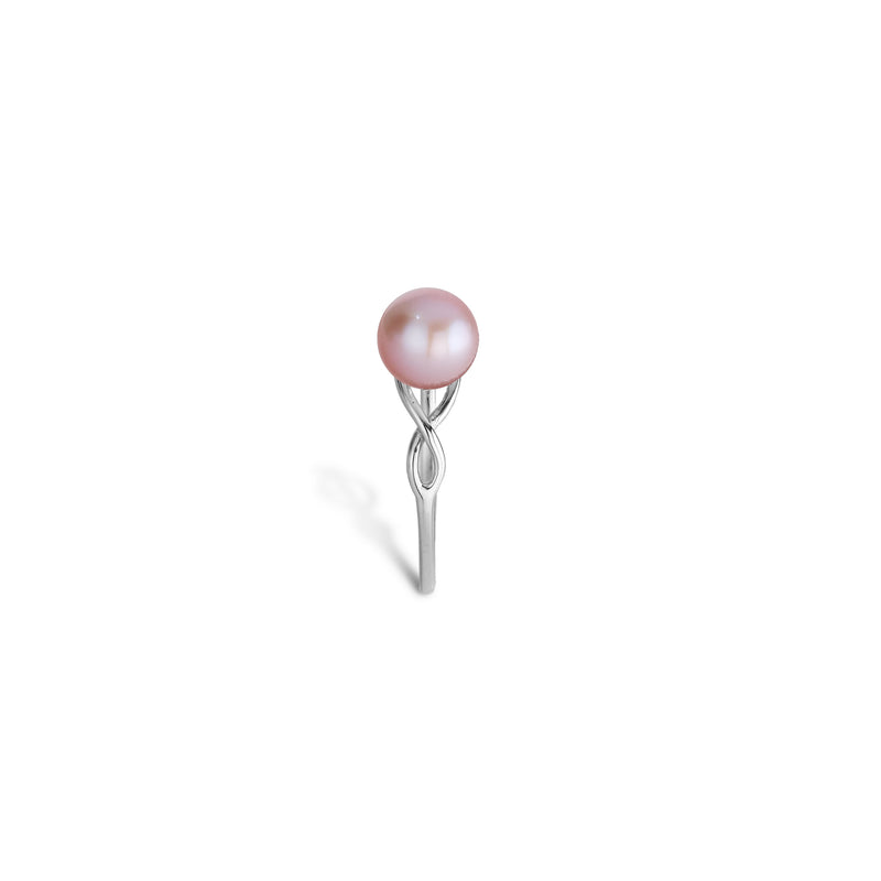 Pick A Pearl Infinity Ring in White Gold - Maui Divers Jewelry