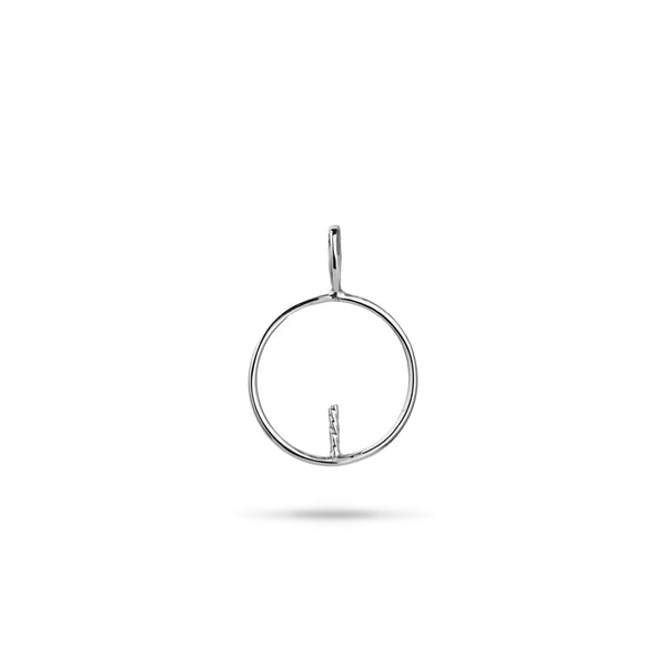 Pick A Pearl Circle of Life Pendant in White Gold - Maui Divers Jewelry
