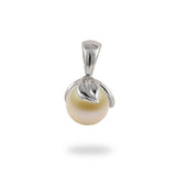 Pick-a-Pearl Maile Pendant in Sterling Silver with White Pearl - Maui Divers Jewelry