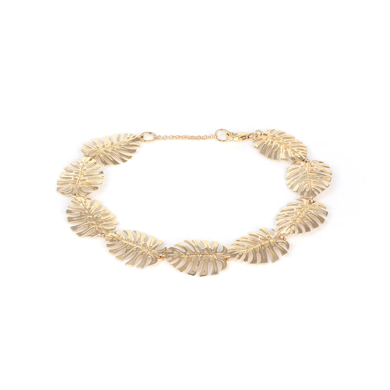 Monstera Bracelet in Gold - 15m - Maui Divers Jewelry