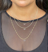 16.5-18" Adjustable Heritage Tahitian Pearl Necklace in Gold